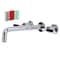 Kingston Brass KS8021CKL Two-Handle Wall Mount Tub Faucet, Polished Chrome KS8021CKL - alternate 1